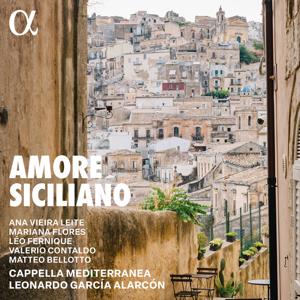 the album cover for Matteo Bellotto / Contaldo,Valerio / Flores,Marian - Amore Siciliano