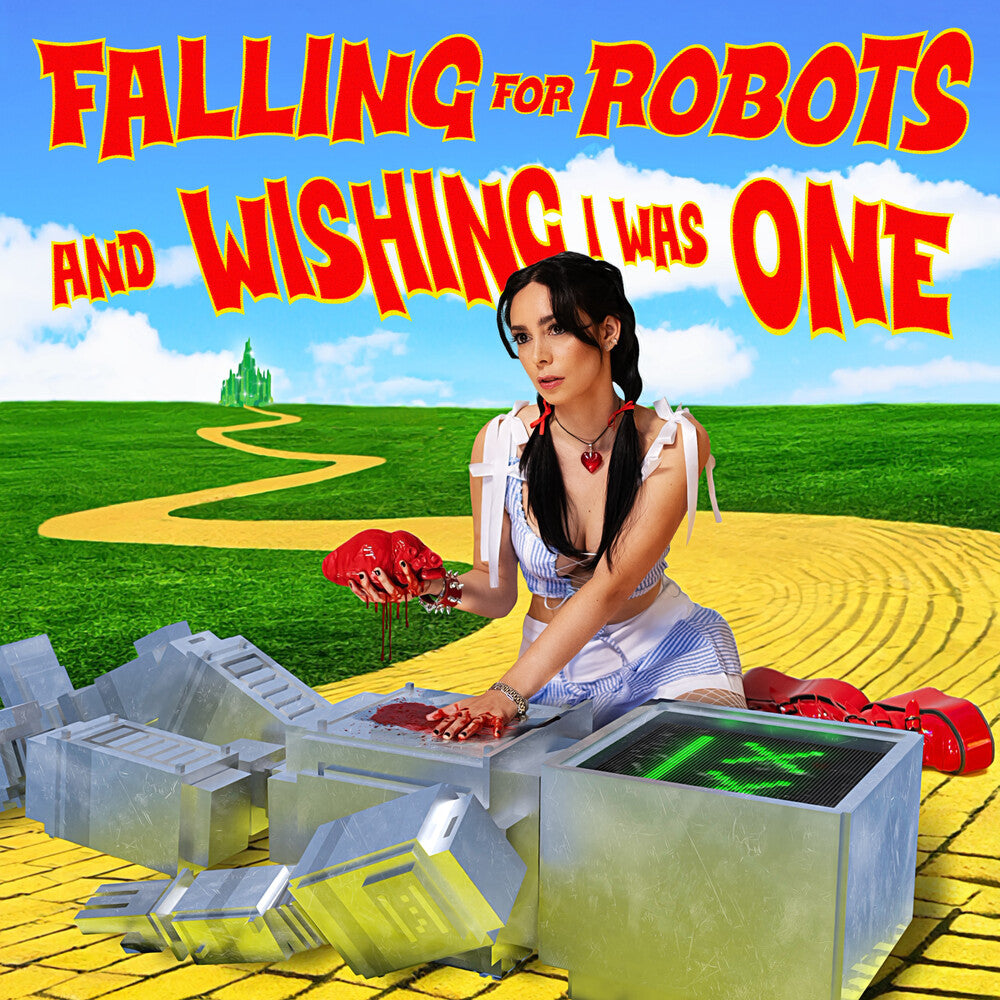 the album cover for LOLO - Falling For Robots & Wishing I Was One
