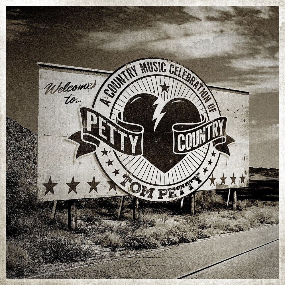 the album cover for Petty Country: A Country Music Celebration / Var - Petty Country: A Country Music Celebration / Var
