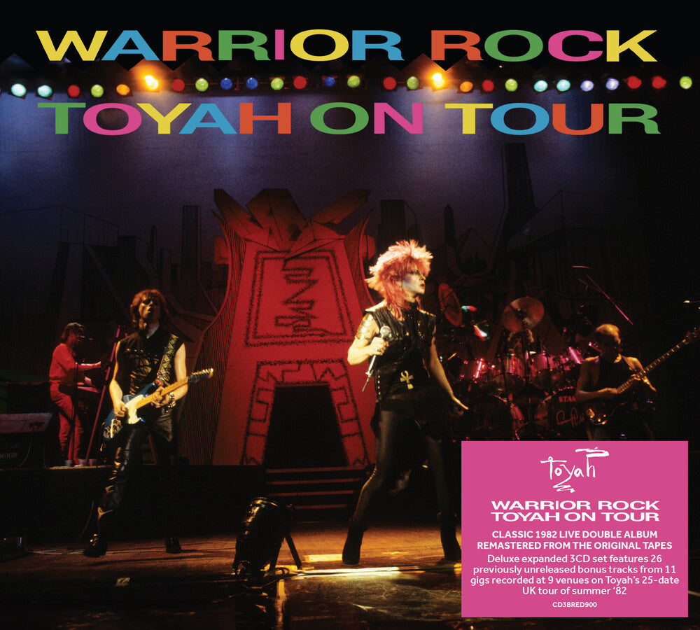 the album cover for Toyah - Warrior Rock - Toyah On Tour - Expanded Edition