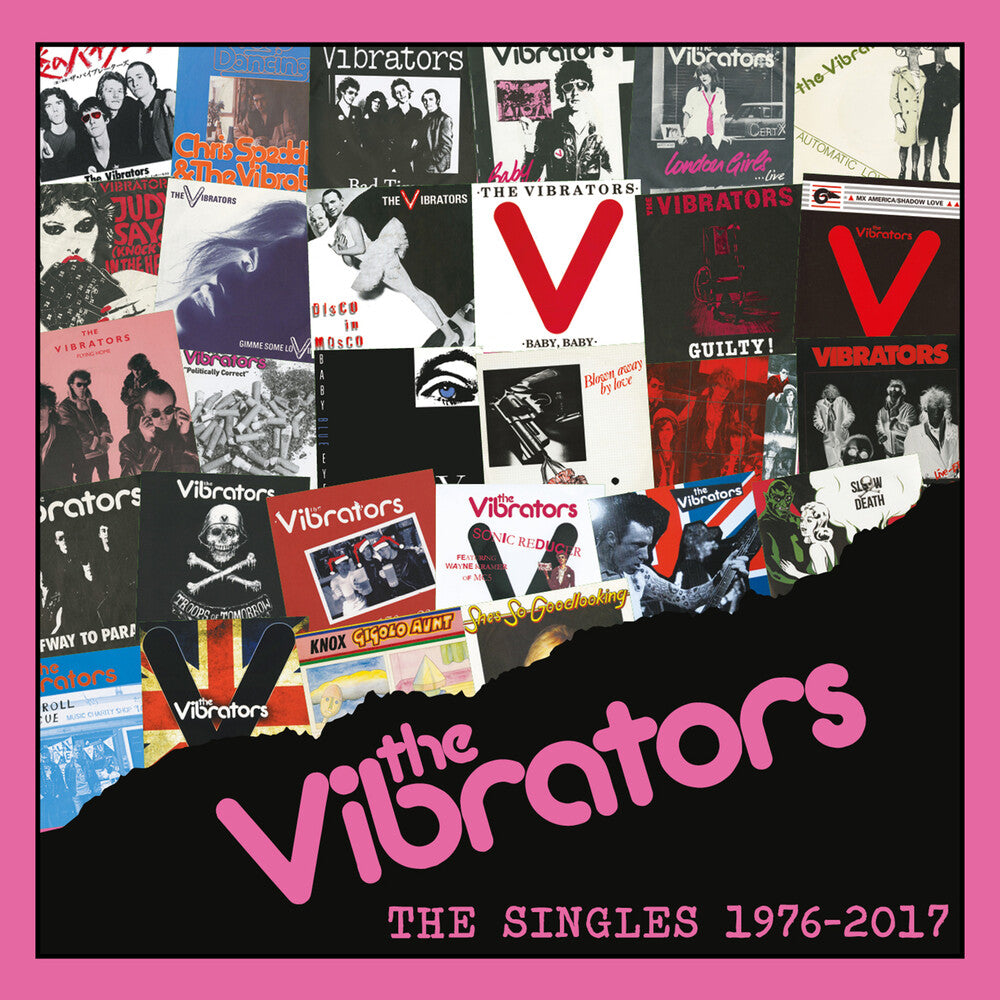 the album cover for Vibrators - Singles 1976-2017 (Uk)