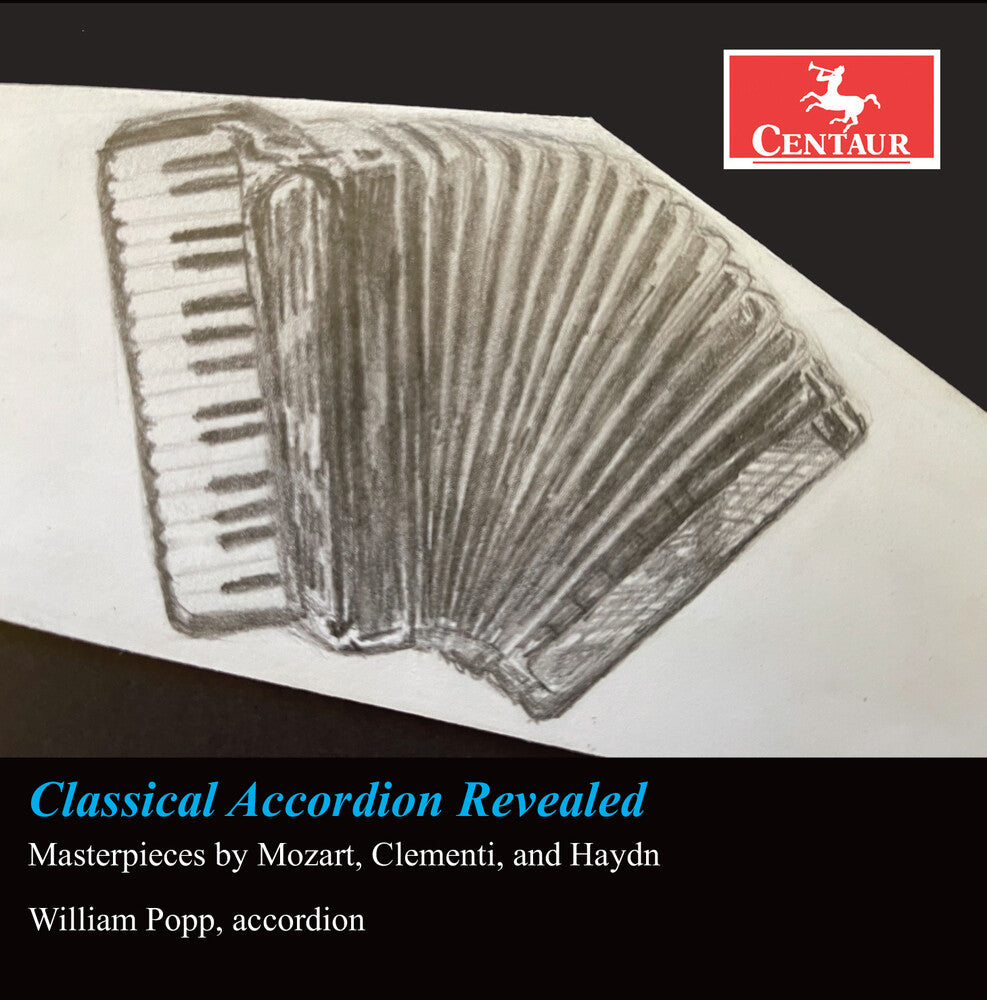 the album cover for Clementi / Haydn / Popp - Classical Accordion Revealed - Masterpieces