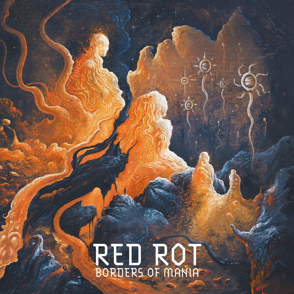 the album cover for Red Rot - Borders Of Mania