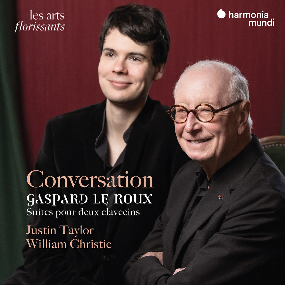 the album cover for William Christie / Taylor,Justin - Conversation - Gaspard Le Roux: Suites For 2