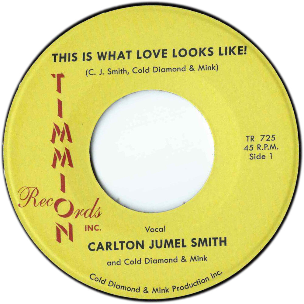 the album cover for Carlton Smith Jumel / Cold Diamond & Mink - This Is What Love Looks Like