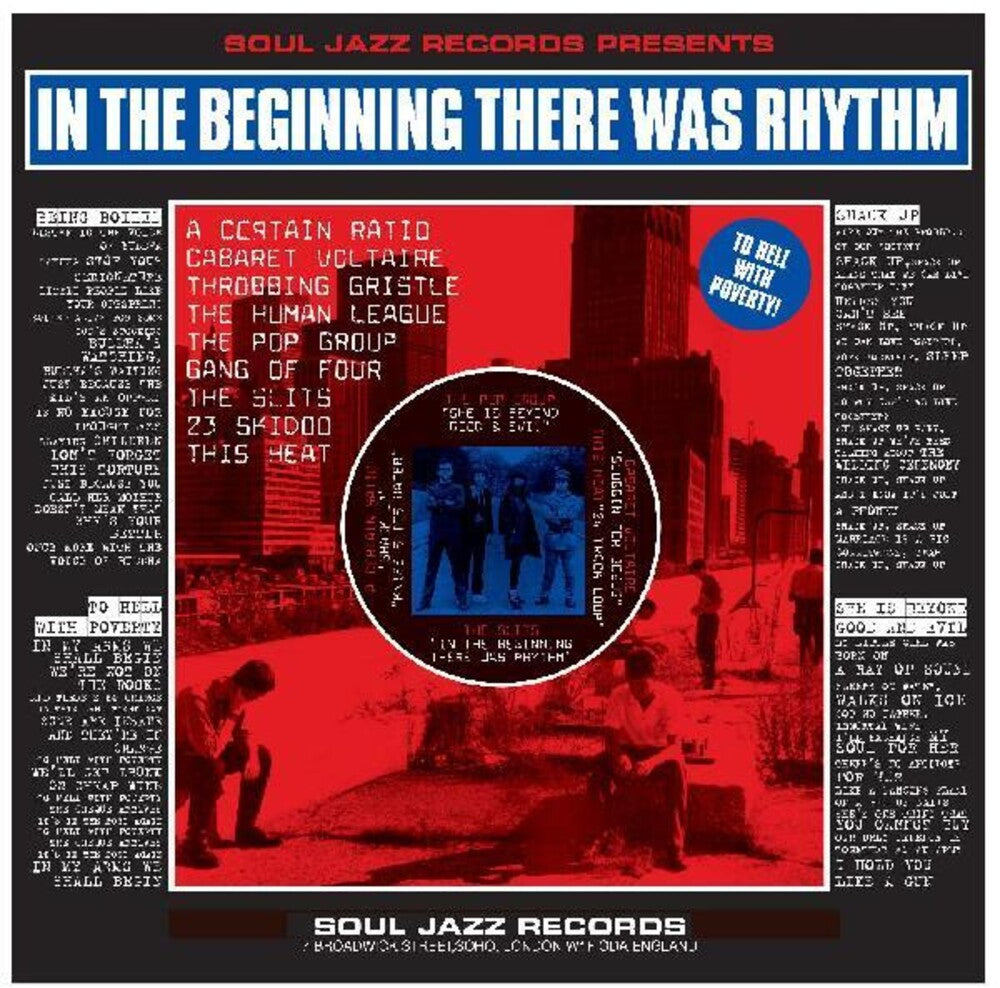 the album cover for Soul Jazz Records Presents - In The Beginning There Was Rhythm