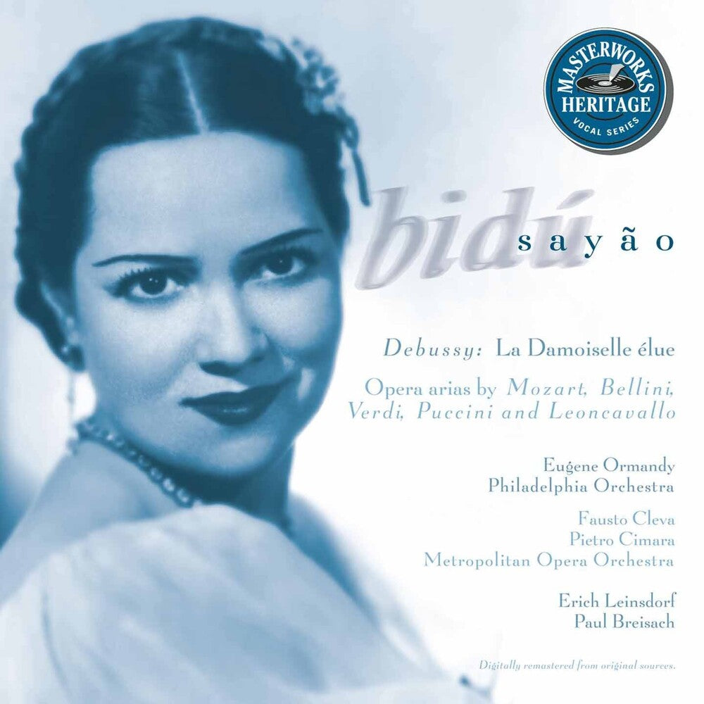 the album cover for Bidú Sayão - Sayao: Sings Debussy/ Mozart/ Puccini/ &