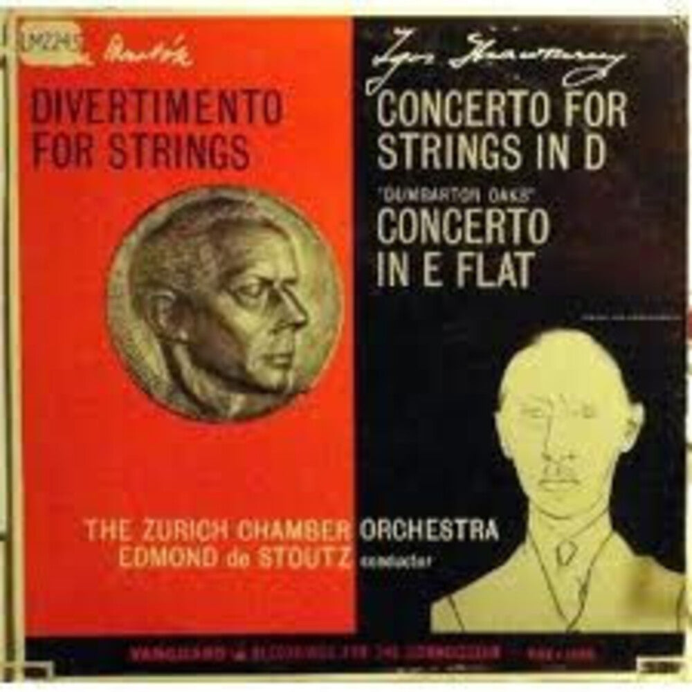 the album cover for Stravinsky / De Stoutz / Zurich Chamber Orchestra - Dumbarton Oaks / Concerto In D