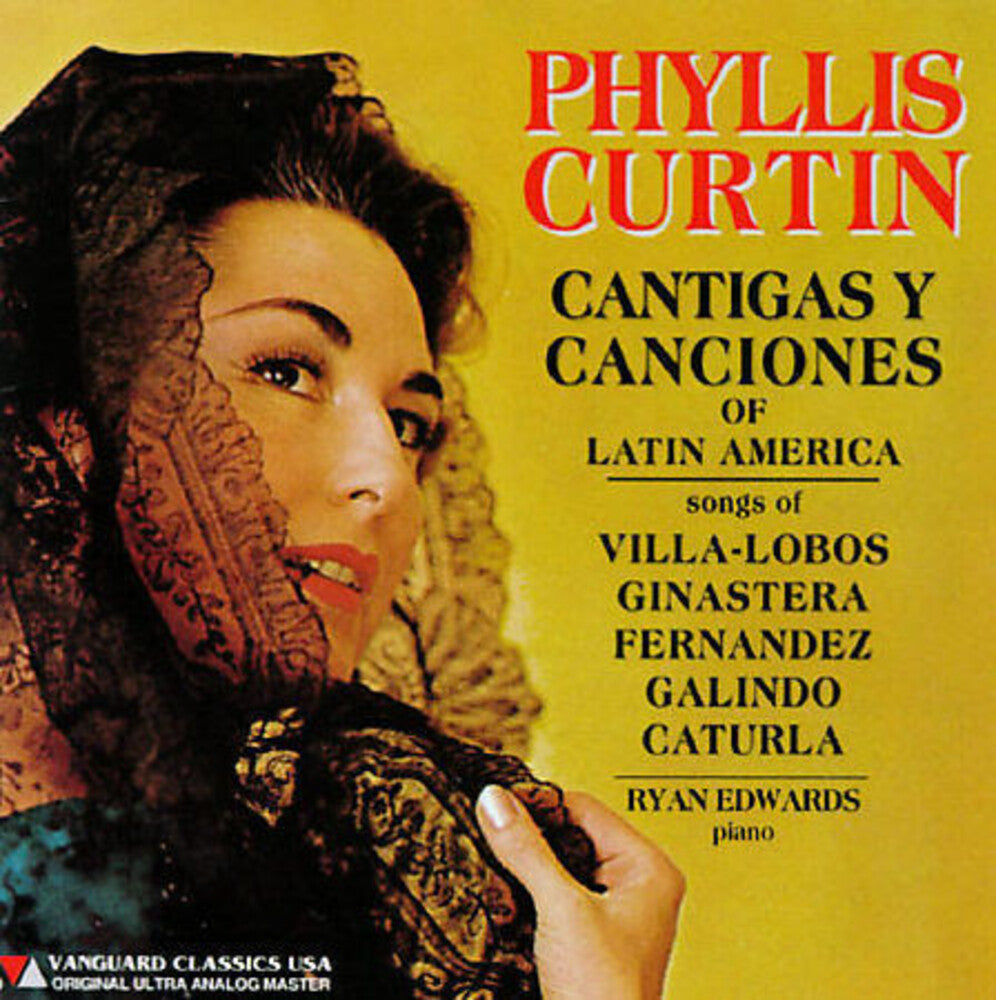the album cover for Phyllis Curtin / Edwards - Sings Songs Of Latin America