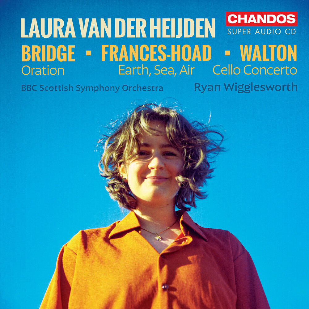 the album cover for Bridge / Walton / Bbc Scottish Symphony Orchestra - Earth, Sea, Air - British Music For Cello & Orch