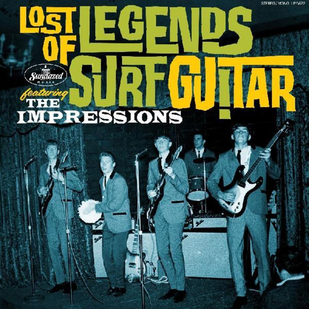 the album cover for Impressions - Lost Legends Of Surf Guitar