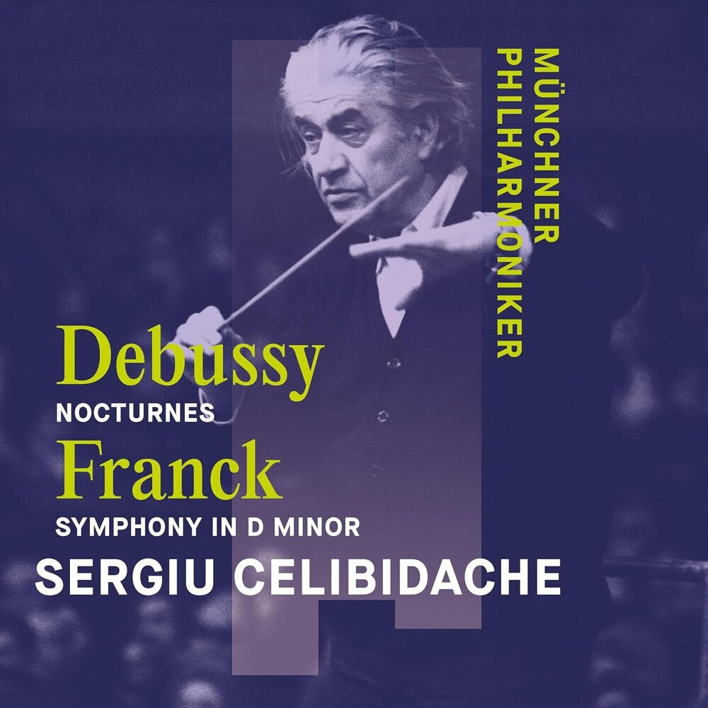 the album cover for Munchner Philharmoniker - Franck: Symphony In D Minor Debussy: Trois