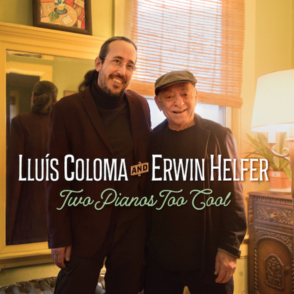 the album cover for Lluis Coloma / Helfer,Erwin - Two Pianos Too Cool