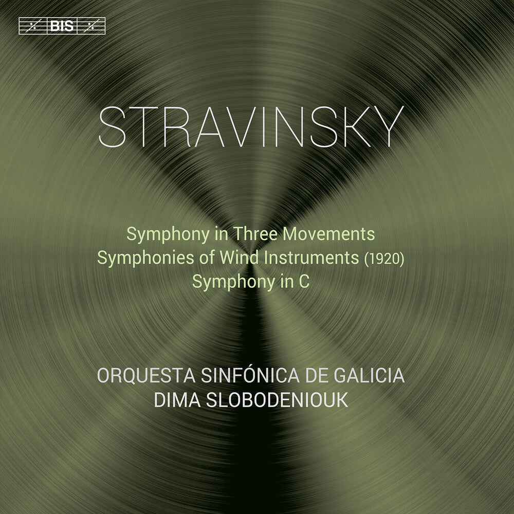 the album cover for Stravinsky / Orquesta Sinfonica De Galicia - Syms Vol. 1