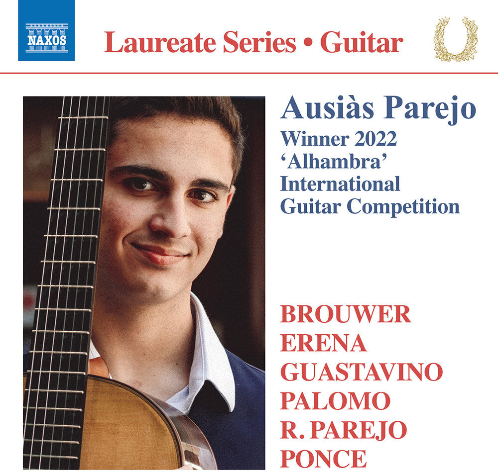 the album cover for Brouwer / Parejo - Guitar Recital - Ausias Parejo