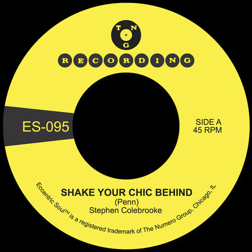 Colebrooke,stephen - Shake Your Chic Behind / Stay Away From Music - Vinyl Record