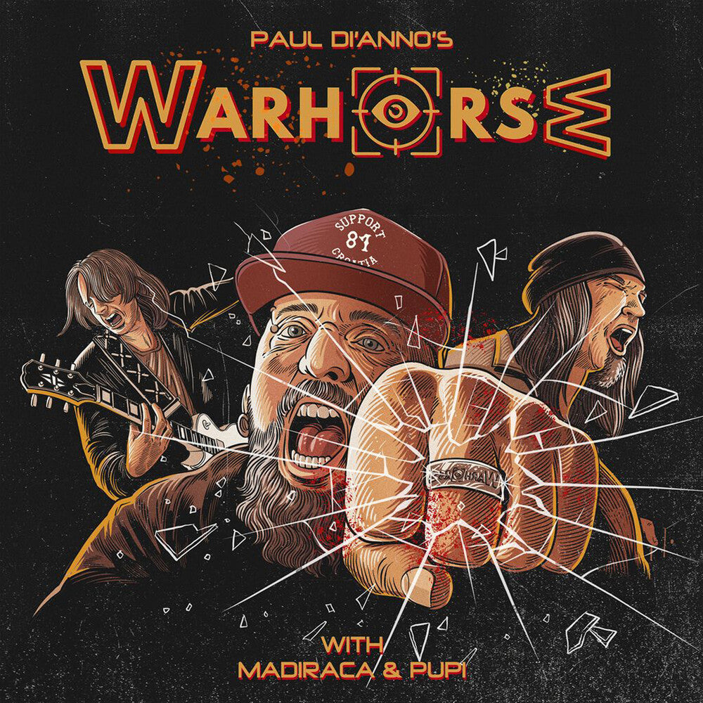 the album cover for Paul Di'anno's Warhorse - Paul Di'anno's Warhorse