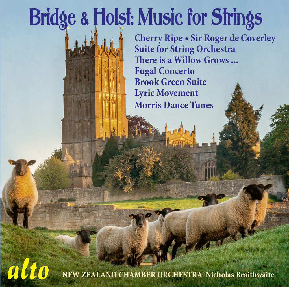 the album cover for New Zealand Chamber Orchestra - Bridge & Holst: Music For String Orchestra