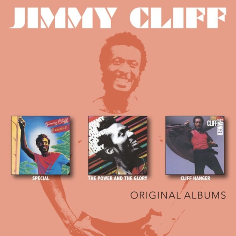 the album cover for Jimmy Cliff - Special / Power & The Glory / Cliff Hanger