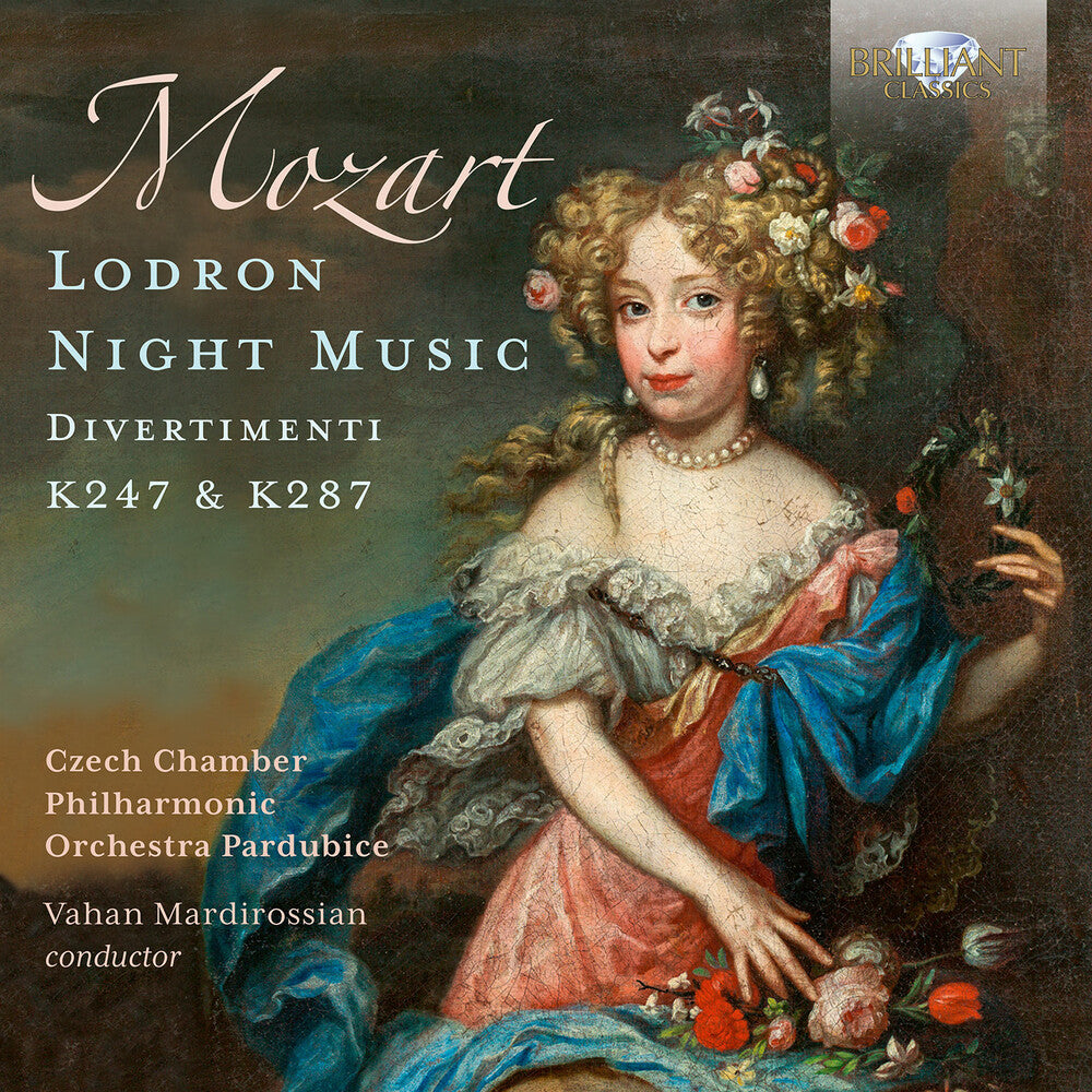 the album cover for Mozart / Czech Chamber Philharmonic Orch Pardubice - Lodron Night Music - Divertimenti K247 & 287