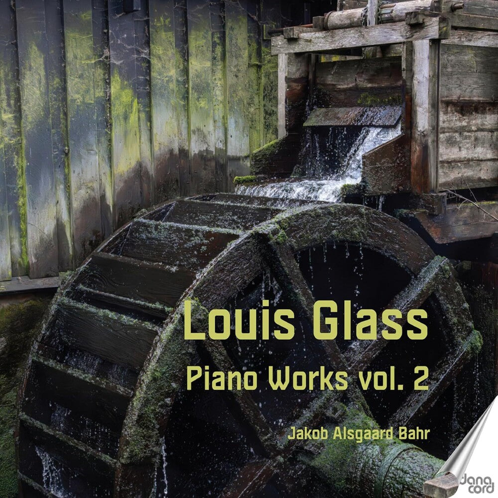 the album cover for Glass / Bahr - Piano Works, Vol. 2