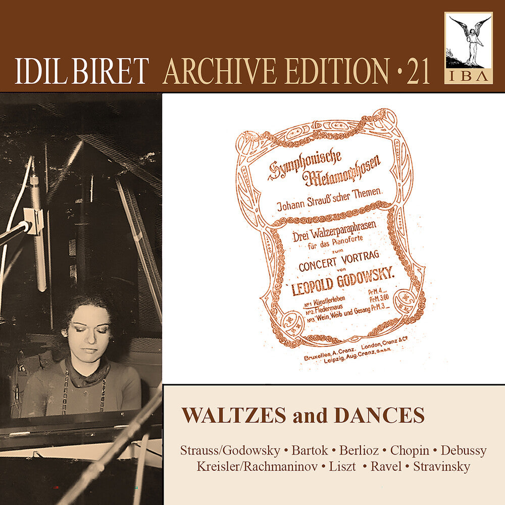 the album cover for Bartok / Berlioz / Chopin / Biret - Idil Biret Archive Edition, Vol. 21 - Waltzes