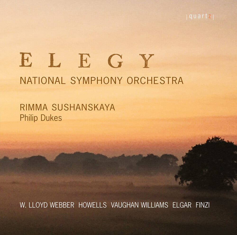 the album cover for Elgar / Howells / National Symphony Orchestra - Elegy