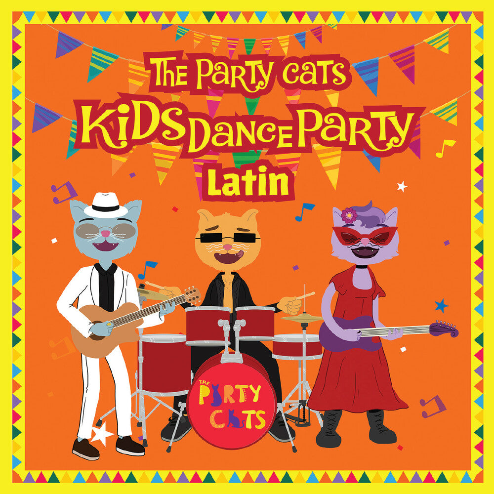 the album cover for Party Cats - Kids Dance Party: Latin (Mod)
