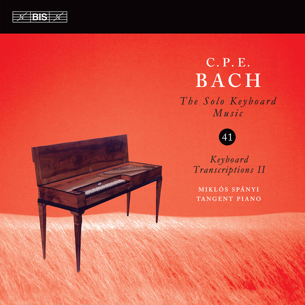 the album cover for C Bach .P.E. / Spanyi - Solo Keyboard Music Vol. 41