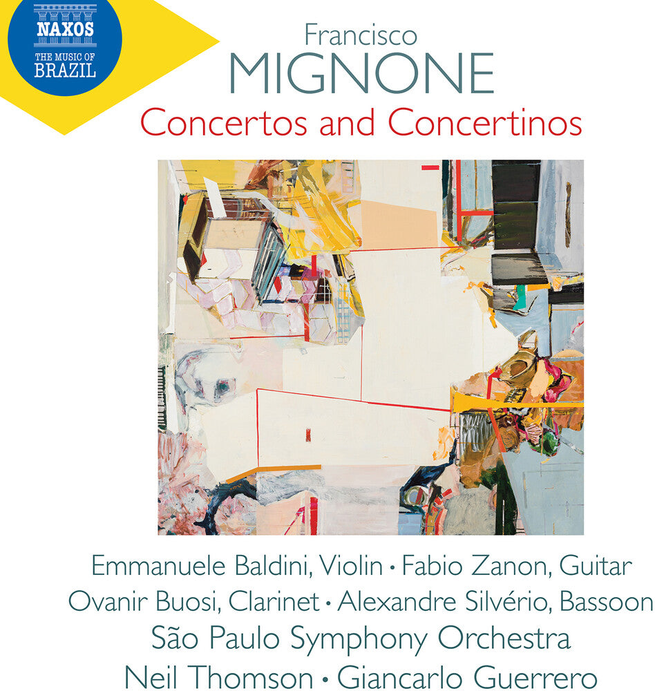 the album cover for Mignone / Zanon / Baldini - Concertos & Concertinos