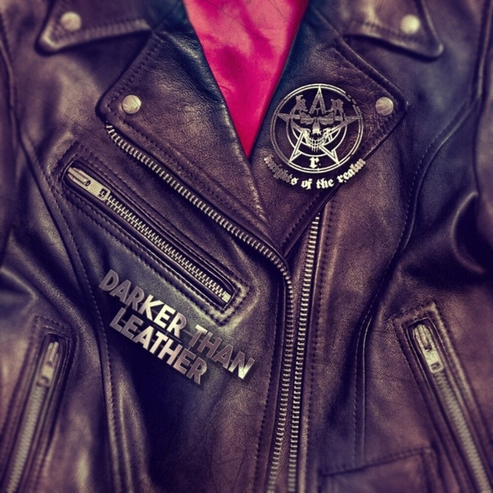 the album cover for Knights Of The Realm - Darker Than Leather