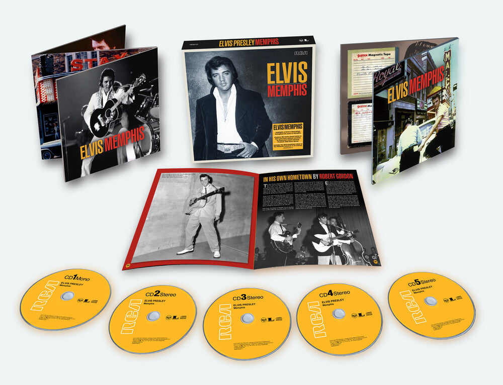 the album cover for Elvis Presley - Memphis (Box) (Rmx)