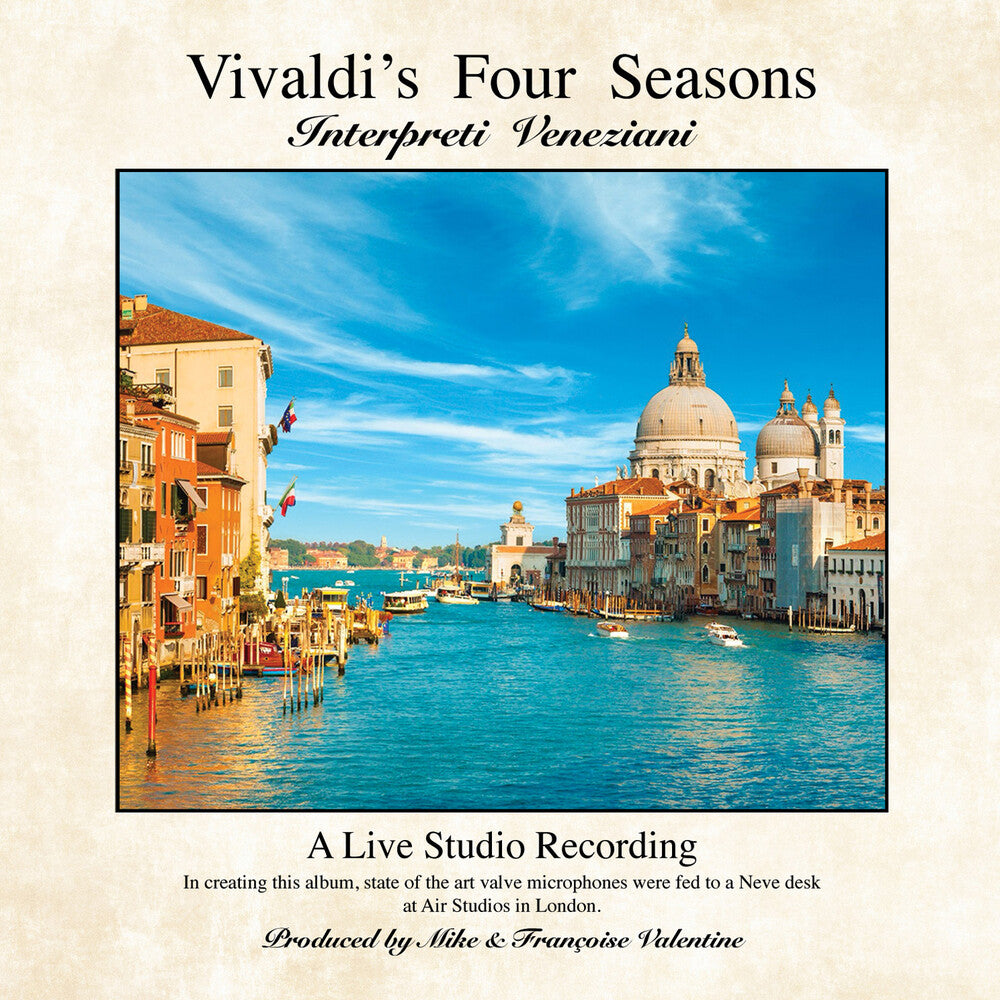 the album cover for Interpreti Veneziani Chamber Orchestra - Vivaldi's Four Seasons