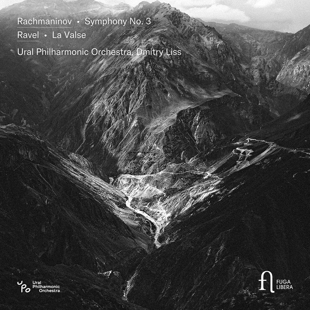the album cover for Rachmaninoff / Ravel / Liss - Symphony No. 3 Ravel: La Valse