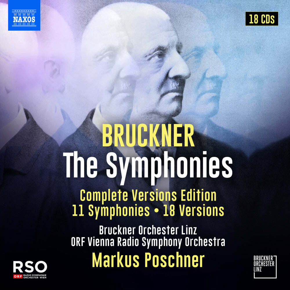 the album cover for Bruckner / Poschner / Orf Venna Radio Symphony - Symphonies Nos. 0 9