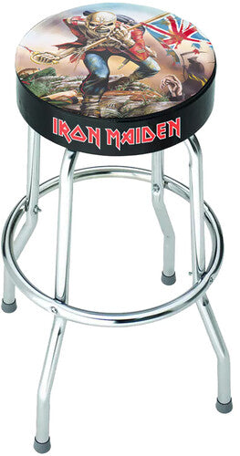 Rocksax Iron Maiden Trooper Bar Stool Seat Blk/chr - Rocksax Iron Maiden Trooper Bar Stool Seat Blk/chr - Special Products