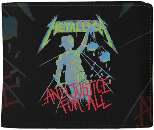 Rocksax Metallica Justice For All Wallet Blk - Rocksax Metallica Justice For All Wallet Blk - Special Products