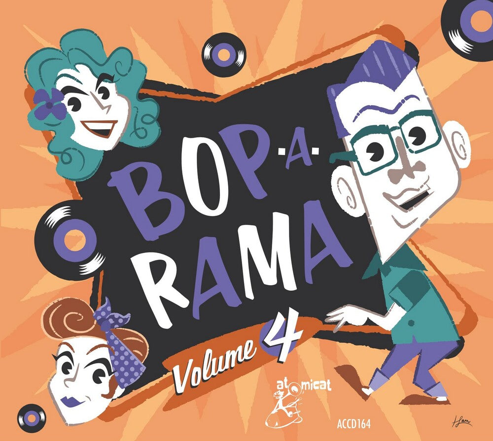 the album cover for Bop-A-Rama Volume 4 / Var - Bop-A-Rama Volume 4 / Var