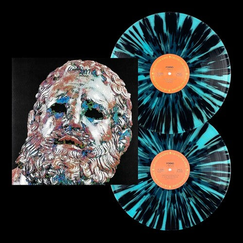 Foxing - Foxing - Ice Blue With Black Splatter - Vinyl Record