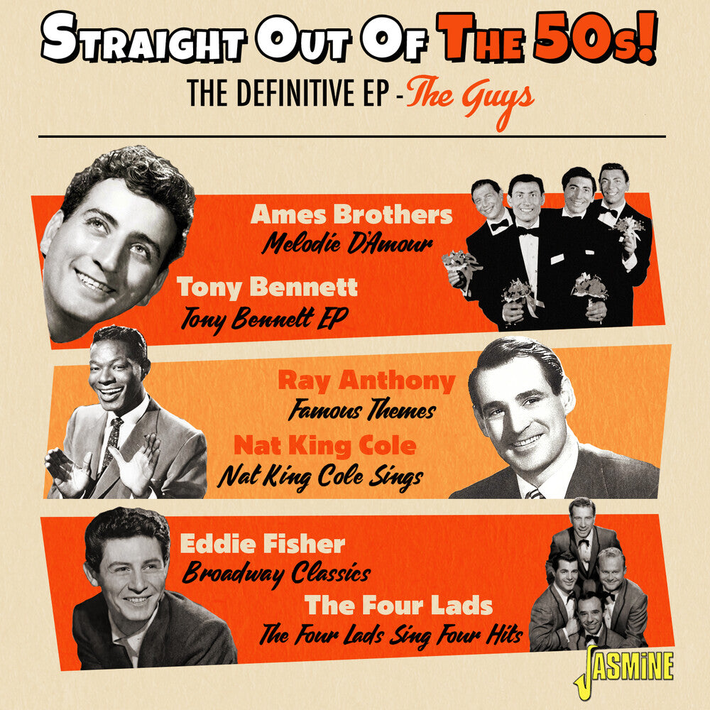 the album cover for Straight Out Of The 50s: Definitive Ep - The Guys - Straight Out Of The 50s: Definitive Ep - The Guys