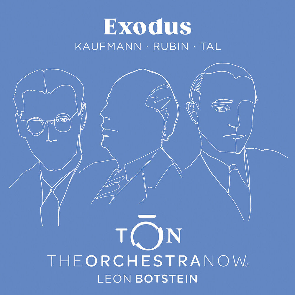 the album cover for Kaufmann / Rubin / Orchestra Now - Exodus