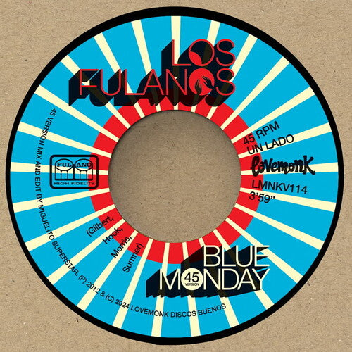 Los Fulanos - Blue Monday - Vinyl Record