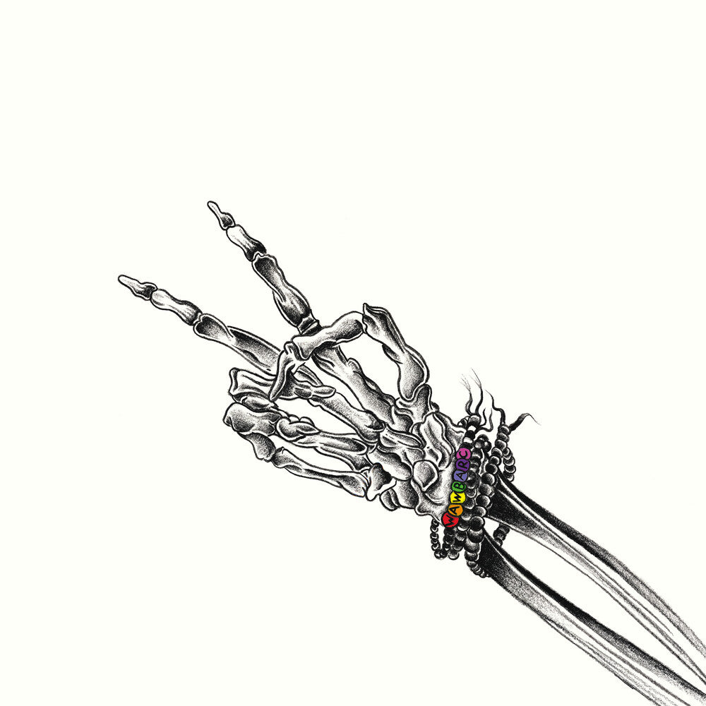 the album cover for We Are Winter's Blue & Radiant Children - No More Apocalypse Father