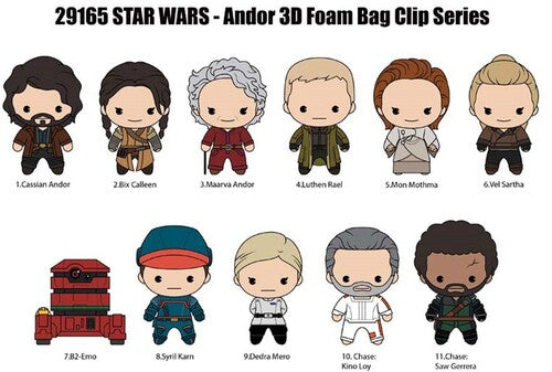 Star Wars Andor 3d Foam Bag Clip - Star Wars Andor 3d Foam Bag Clip - Collectibles