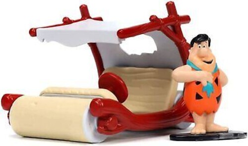 1:32 Flintstones Flintmobile W/ Fred Nano Fig - 1:32 Flintstones Flintmobile W/ Fred Nano Fig - Collectibles