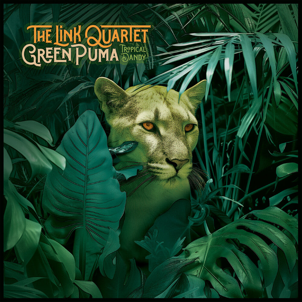the album cover for Link Quartet - Green Puma / Tropical Dandy