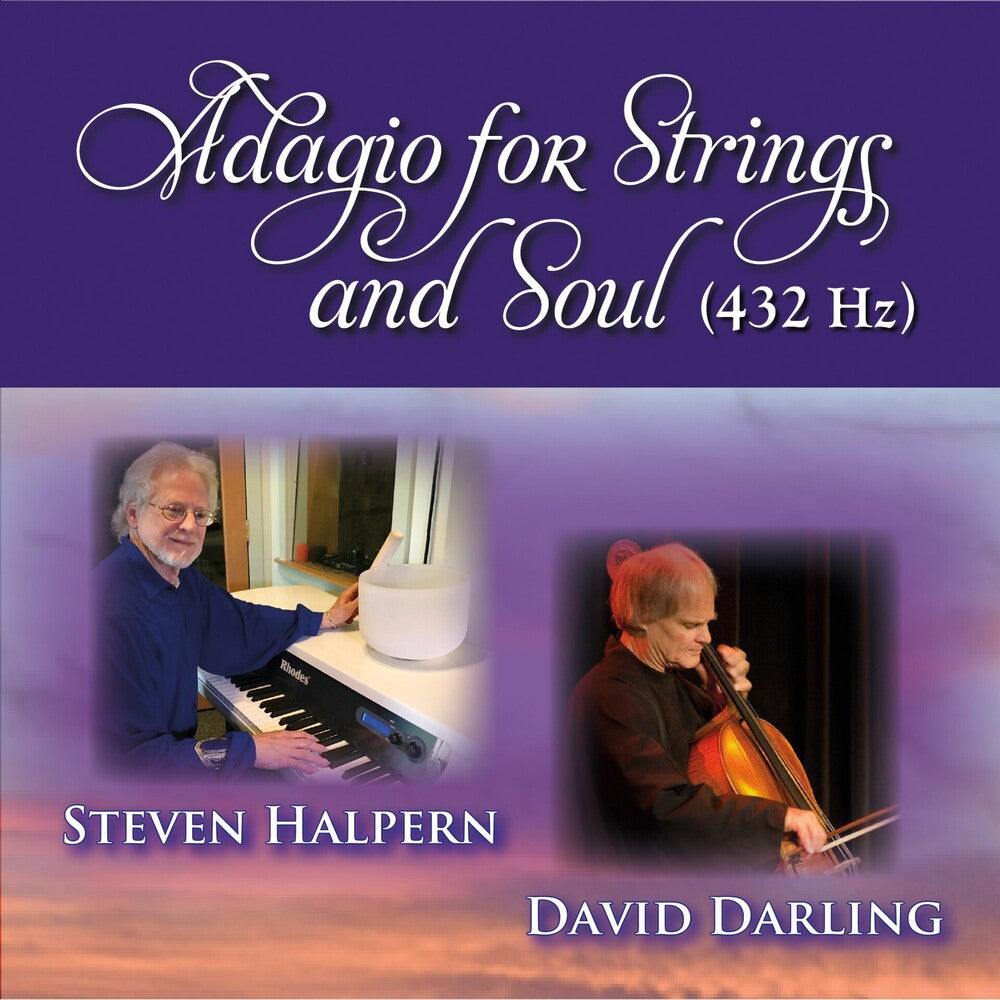 the album cover for Steven Halpern / Darling,David - Adagio For Strings & Soul