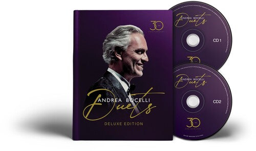 Andrea Bocelli - Duets (30th Anniversary Deluxe Hardcover) Music CD