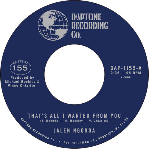 Ngonda,jalen - That's All I Wanted From You / So Glad I Found You - Vinyl Record