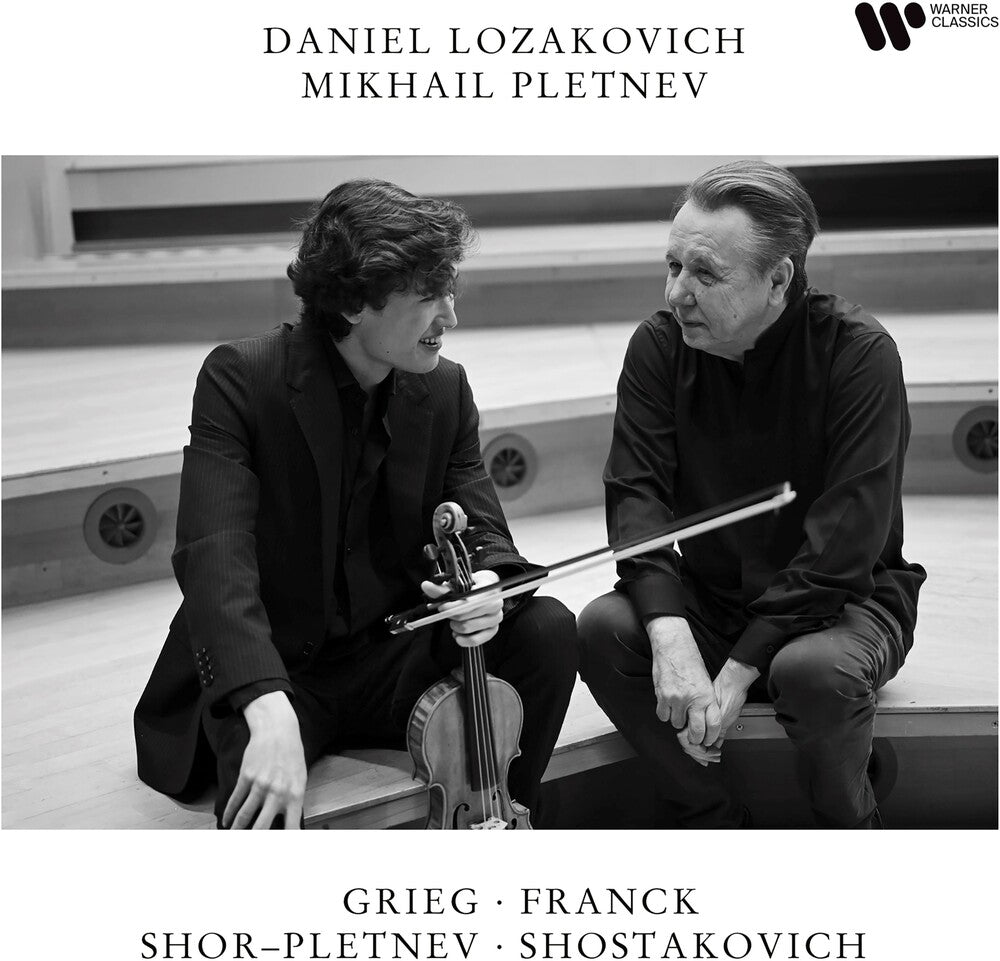 the album cover for Daniel Lozakovich / Pletnev,Mikhail - Grieg Franck Shor-Pletnev Shostakovich